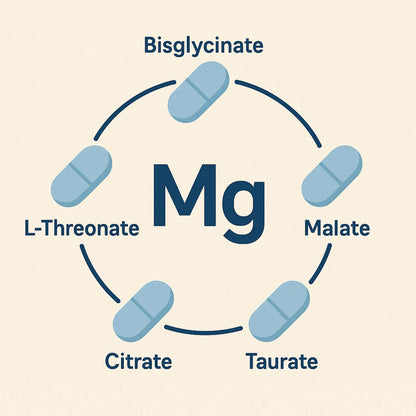 Magnesium 5-in-1 Complex 1950mg – Sleep, Stress & Energy Support