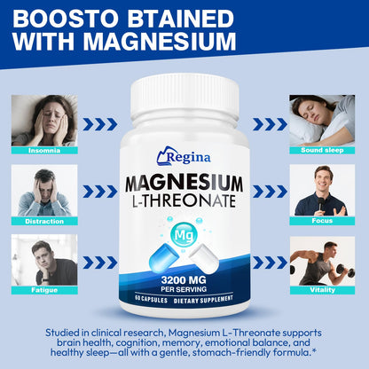 Neuro Magnesium L-Threonate Capsules | Brain Health & Focus Supplement
