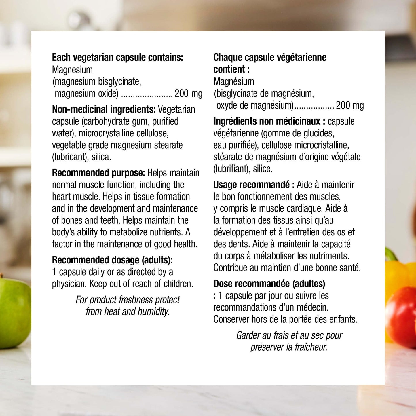 Magnesium Bisglycinate 200 mg Capsules - Highly Absorbable, Gentle Magnesium | Webber Naturals