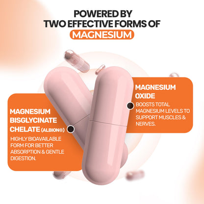 Magnesium Bisglycinate 400mg | Albion Chelated Magnesium Glycinate | DR Vitamin Solutions
