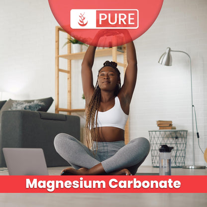 Pure Original Magnesium Carbonate Powder 4oz - Non-GMO Magnesium Supplement, Multi-Purpose