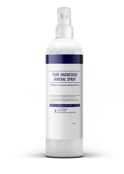 Pure Original Magnesium Oil Spray (8 fl oz) – Pure & Unscented, Made in USA