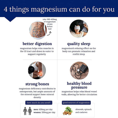 Magnesium Citrate 200mg Tablets – The Vitamin Shoppe (300 Tablets)