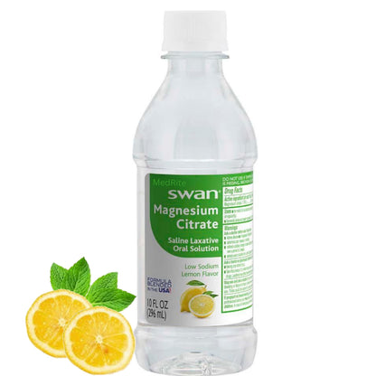 Magnesium Citrate Oral Solution – Fast-Acting Laxatives (Lemon, 10 oz)