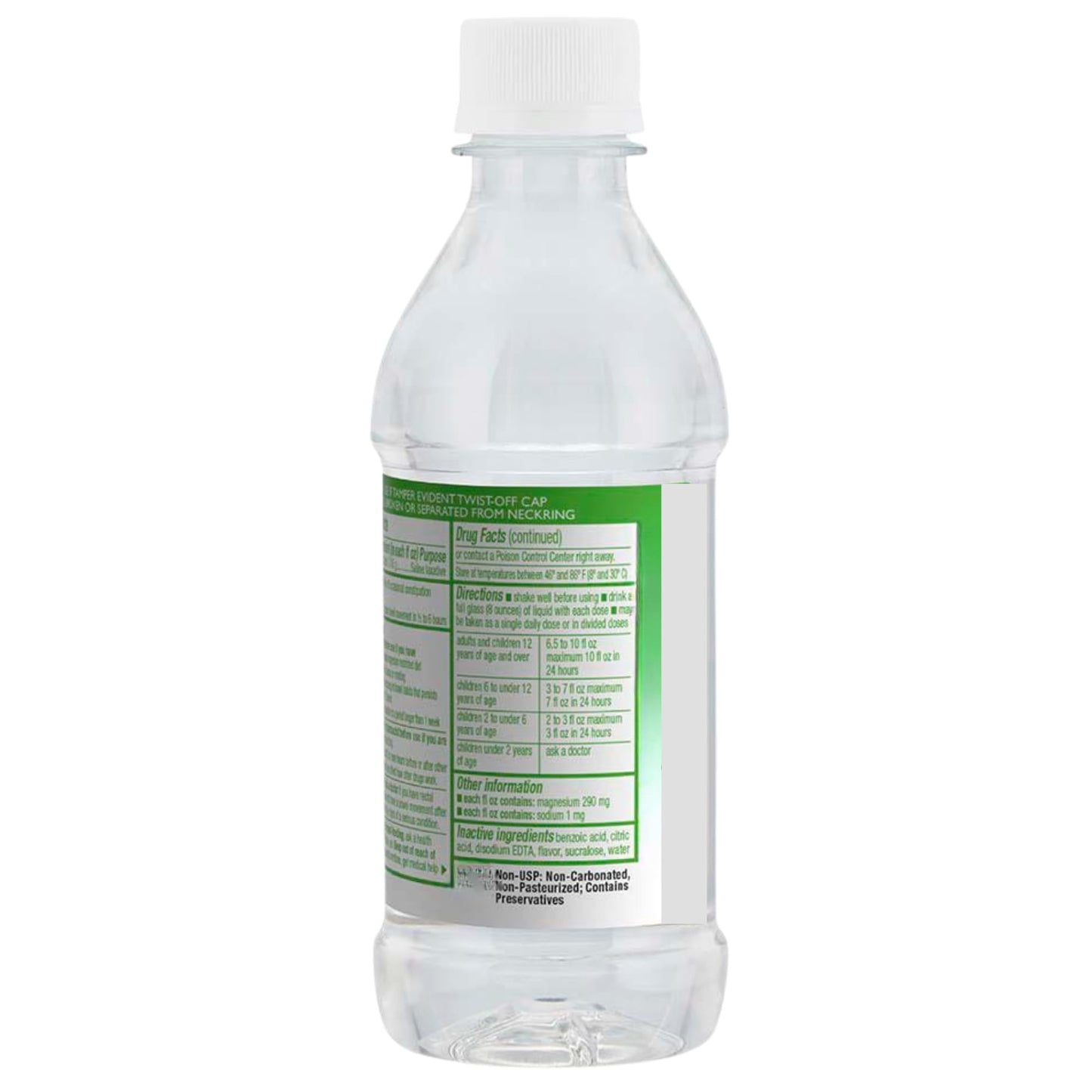 Magnesium Citrate Oral Solution – Fast-Acting Laxatives (Lemon, 10 oz)