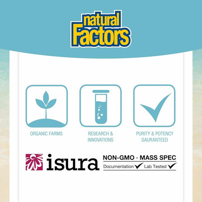 Natural Factors Magnesium Citrate Powder - Berry, 8.8 oz (75 Servings)