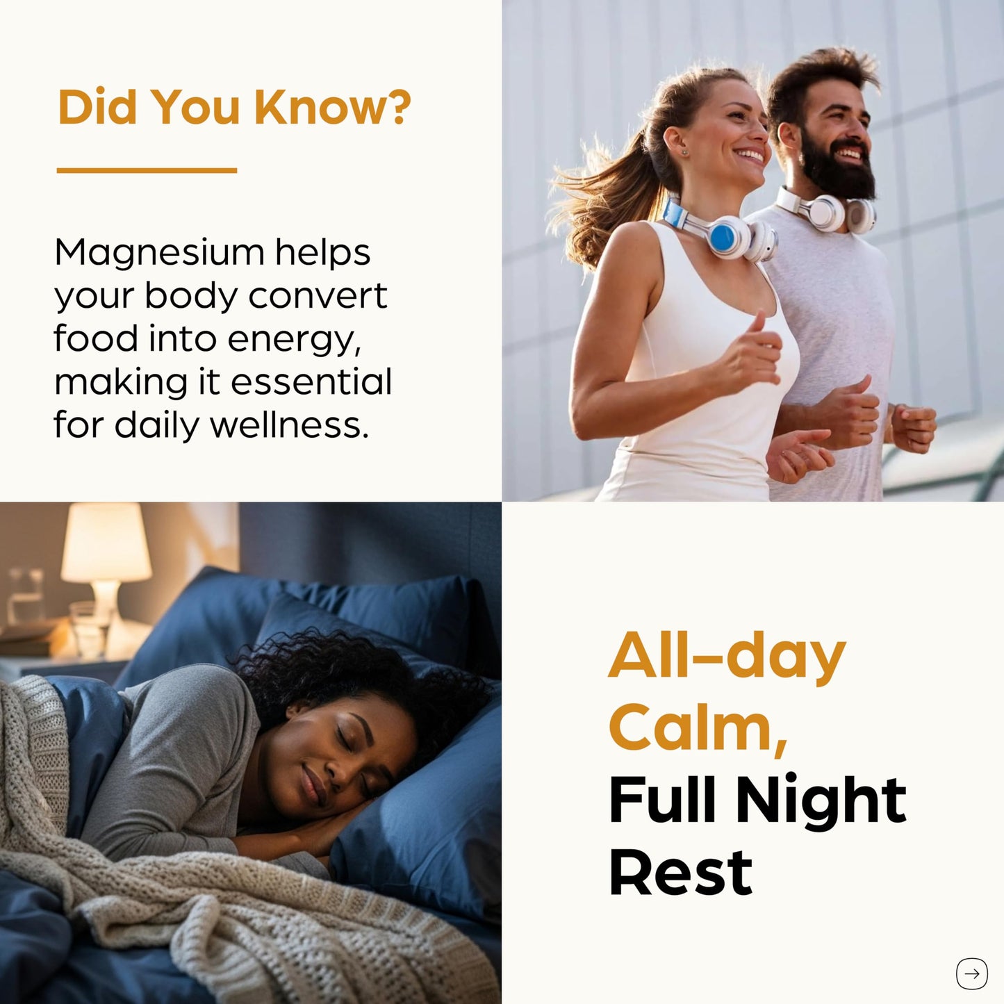 Magnesium Complex 500mg 6-in-1 with Zinc | Sleep & Muscle Health | 60 Capsules