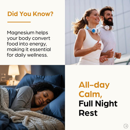 Magnesium Complex 500mg 6-in-1 with Zinc | Sleep & Muscle Health | 60 Capsules