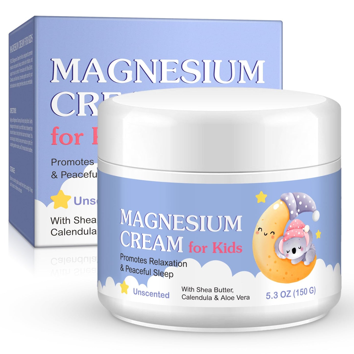 Magnesium Cream for Kids - 5.3 oz Magnesium Lotion for Sleep