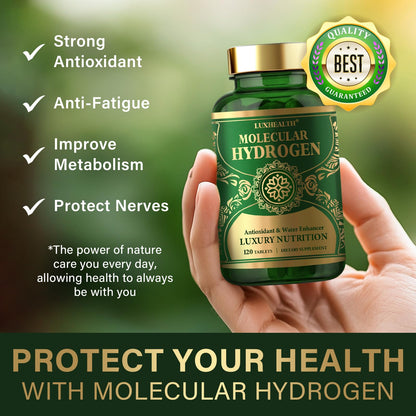 Hydrogen Water Tablets 12 PPM – 120 Count Mini Tabs with Magnesium | Energy & Electrolyte Balance