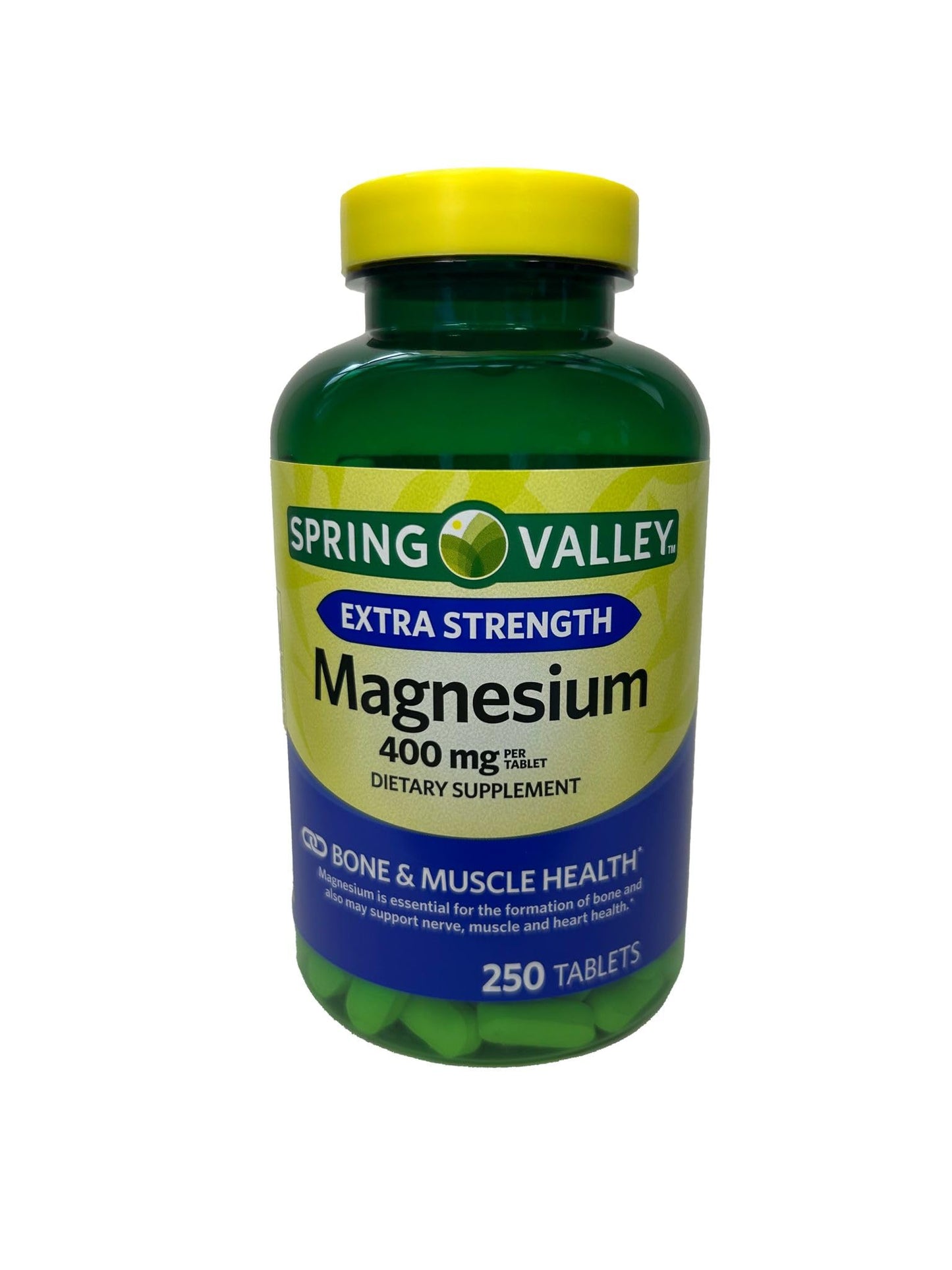 Magnesium Extra Strength 400 mg – 250 Tablets | Dietary Supplement