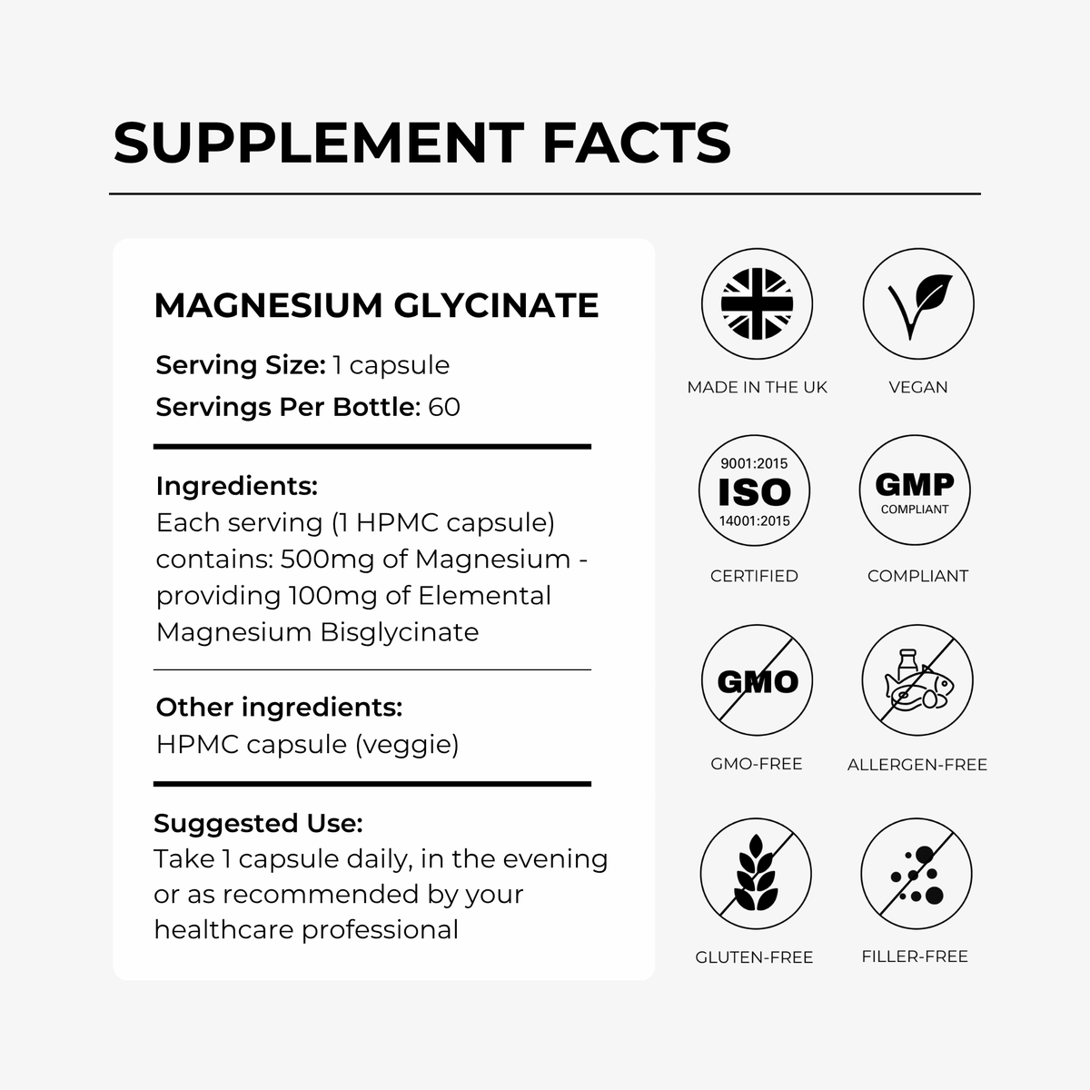 Magnesium Glycinate Charava UK