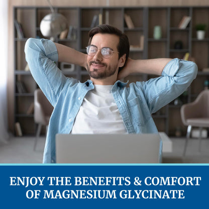 Magnesium Glycinate 500mg | High Absorption Chelated Bisglycinate 120ct