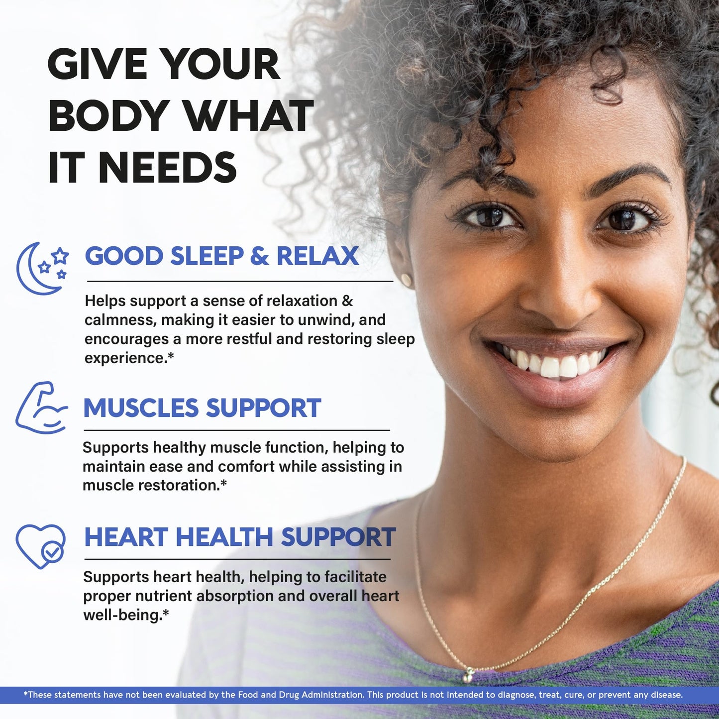 Magnesium Glycinate 500 mg – 98% Absorption | Sleep, Muscles & Heart Health | USA Made