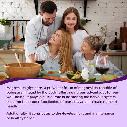 Magnesium Glycinate Gummies 600mg – High Absorption for Sleep & Mood (60 Count)