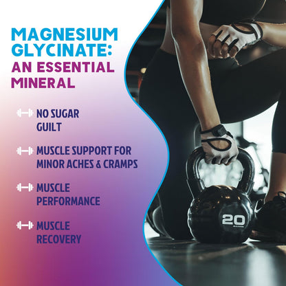 Magnesium Glycinate Gummies - Sugar Free | Sleep & Heart Health