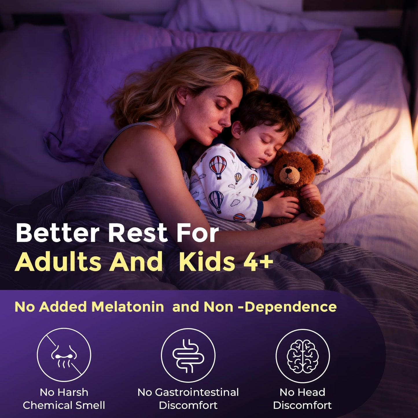 Kids Liposomal Magnesium 190mg – Glycinate & L-Threonate with D3 & CoQ10 | 60 Count