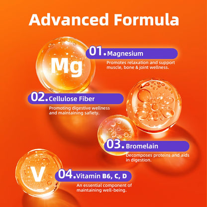 M inch Magnesium Glycinate Liquid Drops – High Absorption Magnesium (Strawberry), 2 Pack for Kids & Adults