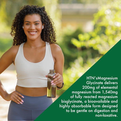 Magnesium Glycinate 200mg | 120 Tablets | High Absorption
