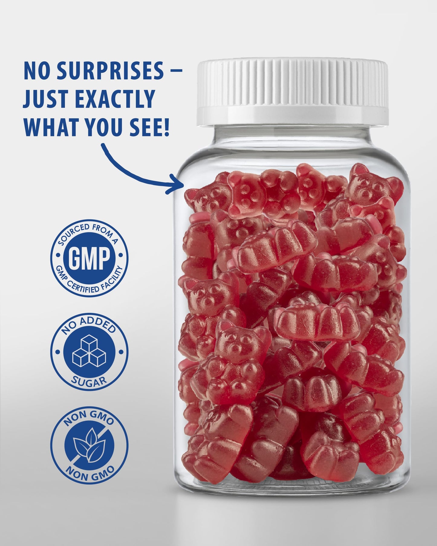 Magnesium Gummies 200mg – Calm Chews for Kids & Adults | Mood & Muscle Support