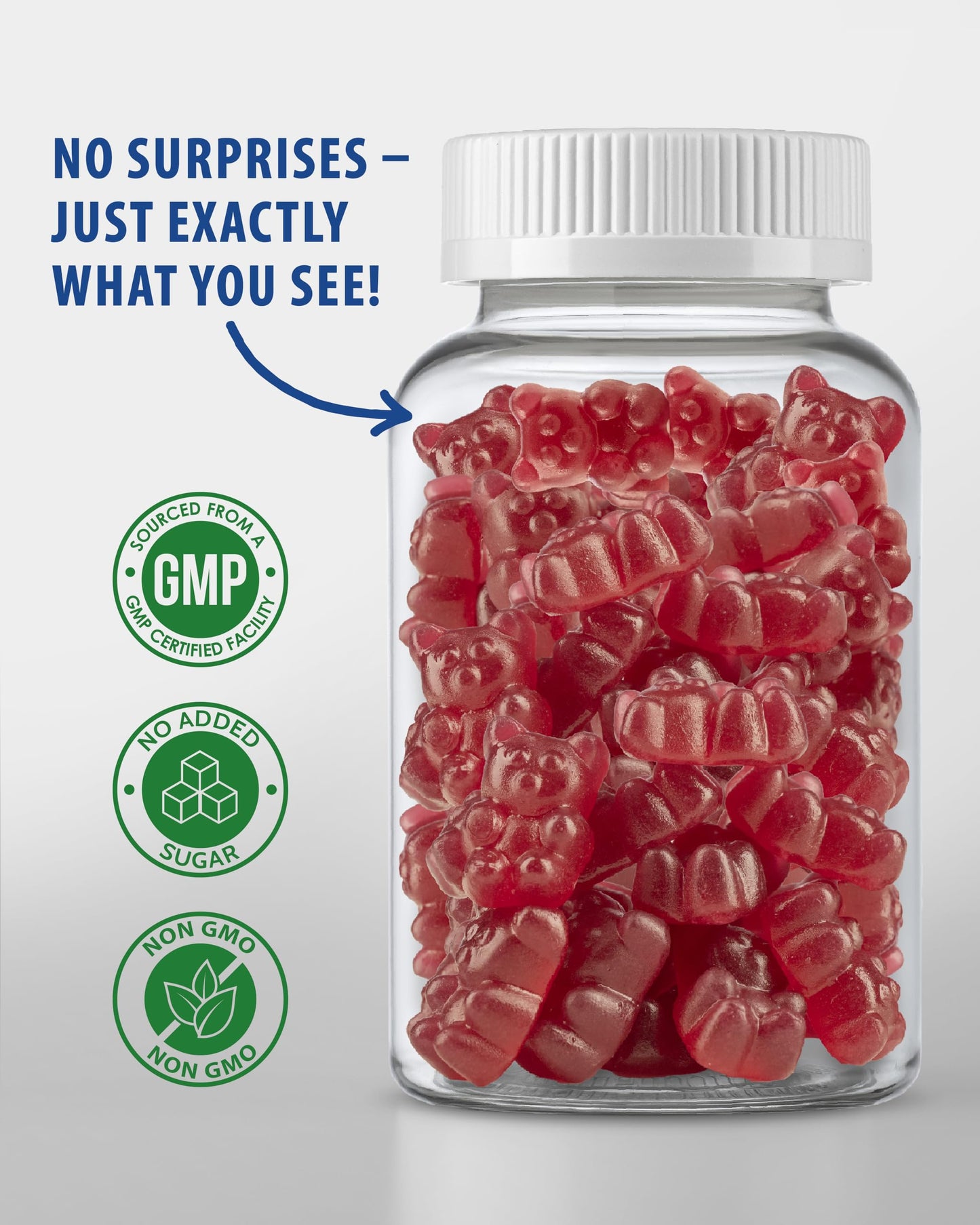 Magnesium Gummies for Kids & Adults – 100mg Calm Magnesium Chews