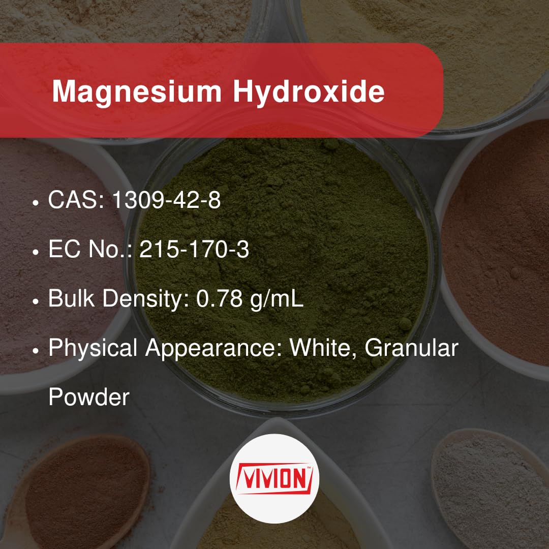Magnesium Hydroxide USP Granular – Bulk 1 kg (2.2 lb) – Pharmaceutical Grade Excipient