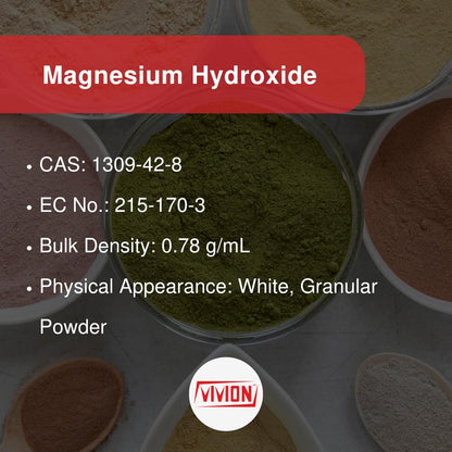 Magnesium Hydroxide USP Granular – Bulk 1 kg (2.2 lb) – Pharmaceutical Grade Excipient