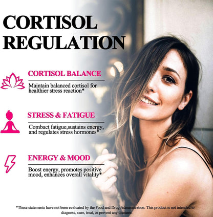 Cortisol Liquid Drops – 17-in-1 Cortisol Reducer with KSM-66, Ashwagandha & Theanine