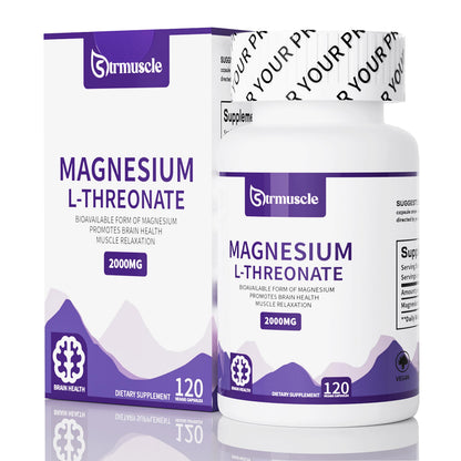 Magnesium L-Threonate Sleep Capsule 2000mg – 60-Day Neuro Health Support