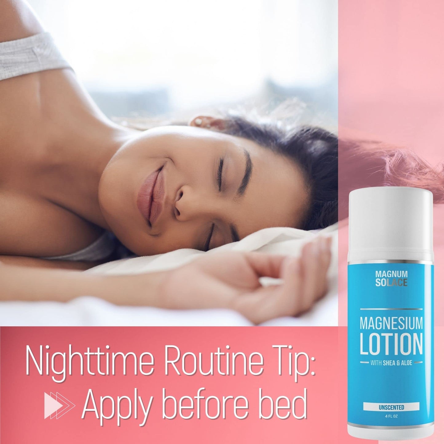 Magnesium Lotion – Super Concentrated with Aloe & Shea | Leg Cramps & Sore Muscles
