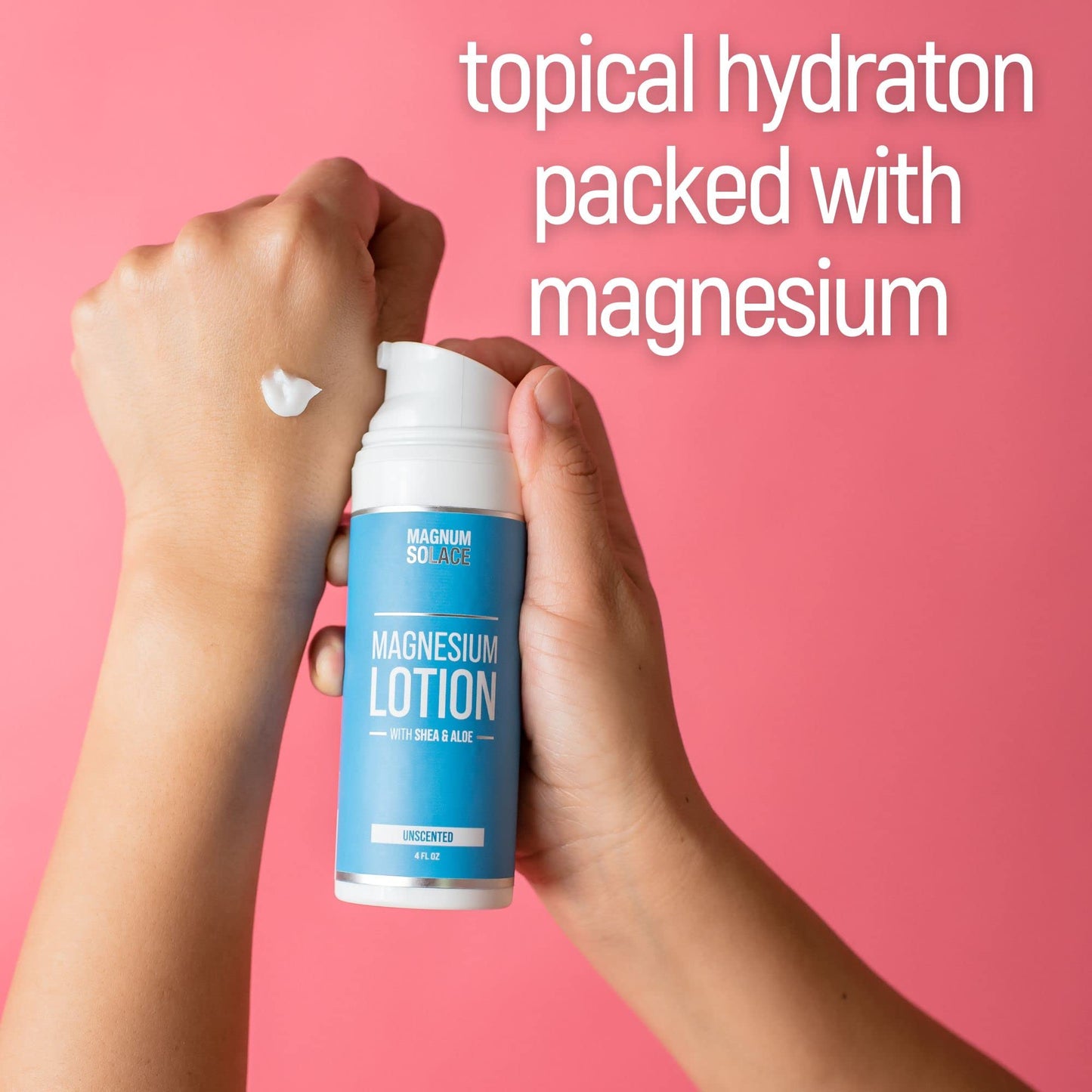 Magnesium Lotion – Super Concentrated (Aloe & Shea) for Leg Cramps & Sore Muscles
