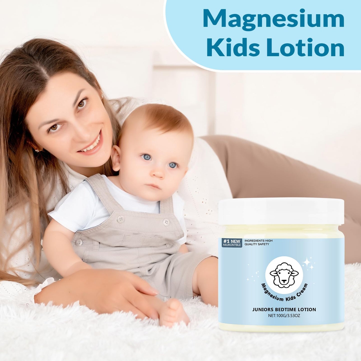 Magnesium Lotion for Kids – Sleep Support, Relaxation (3.53 oz)
