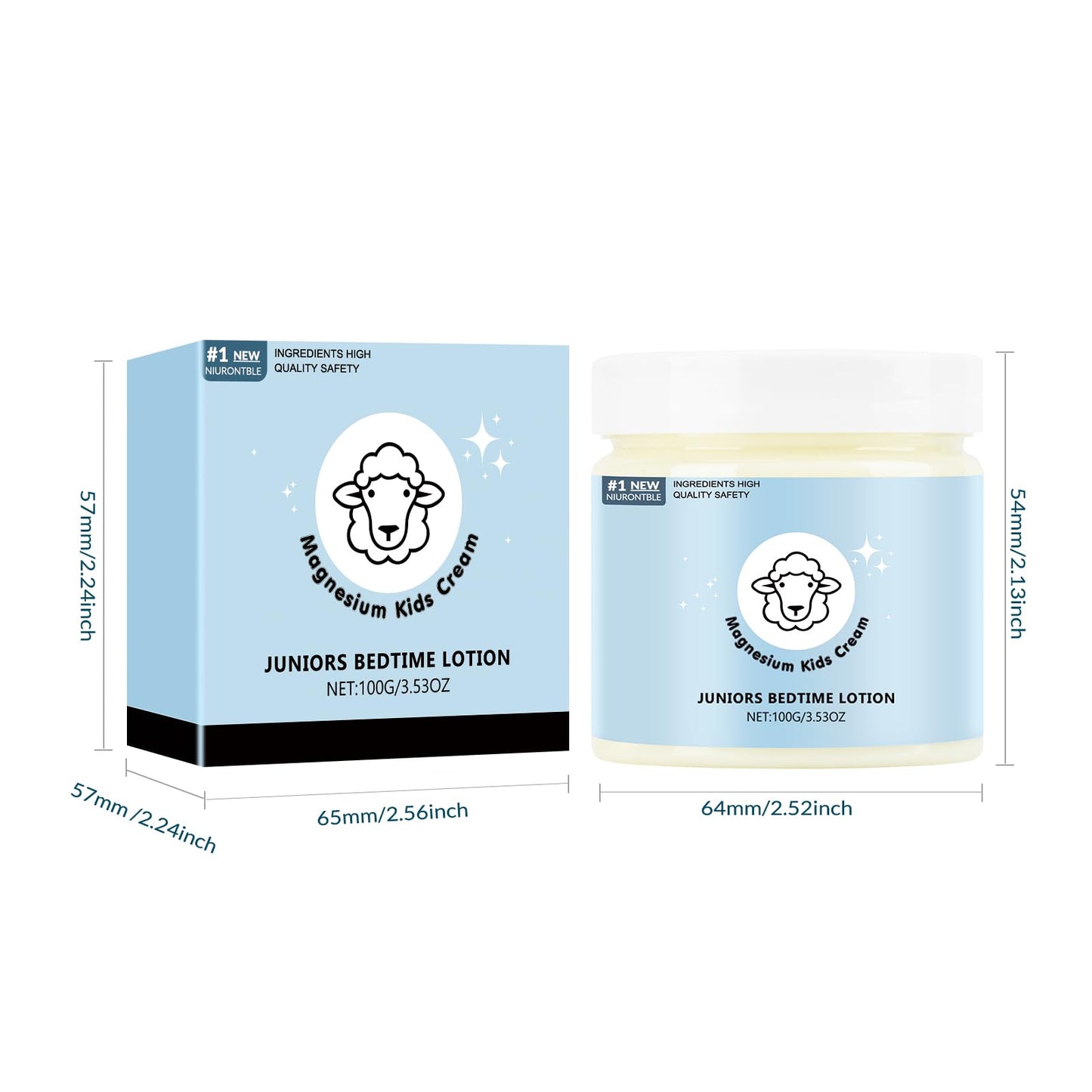 Magnesium Lotion for Kids – Sleep Support, Relaxation (3.53 oz)