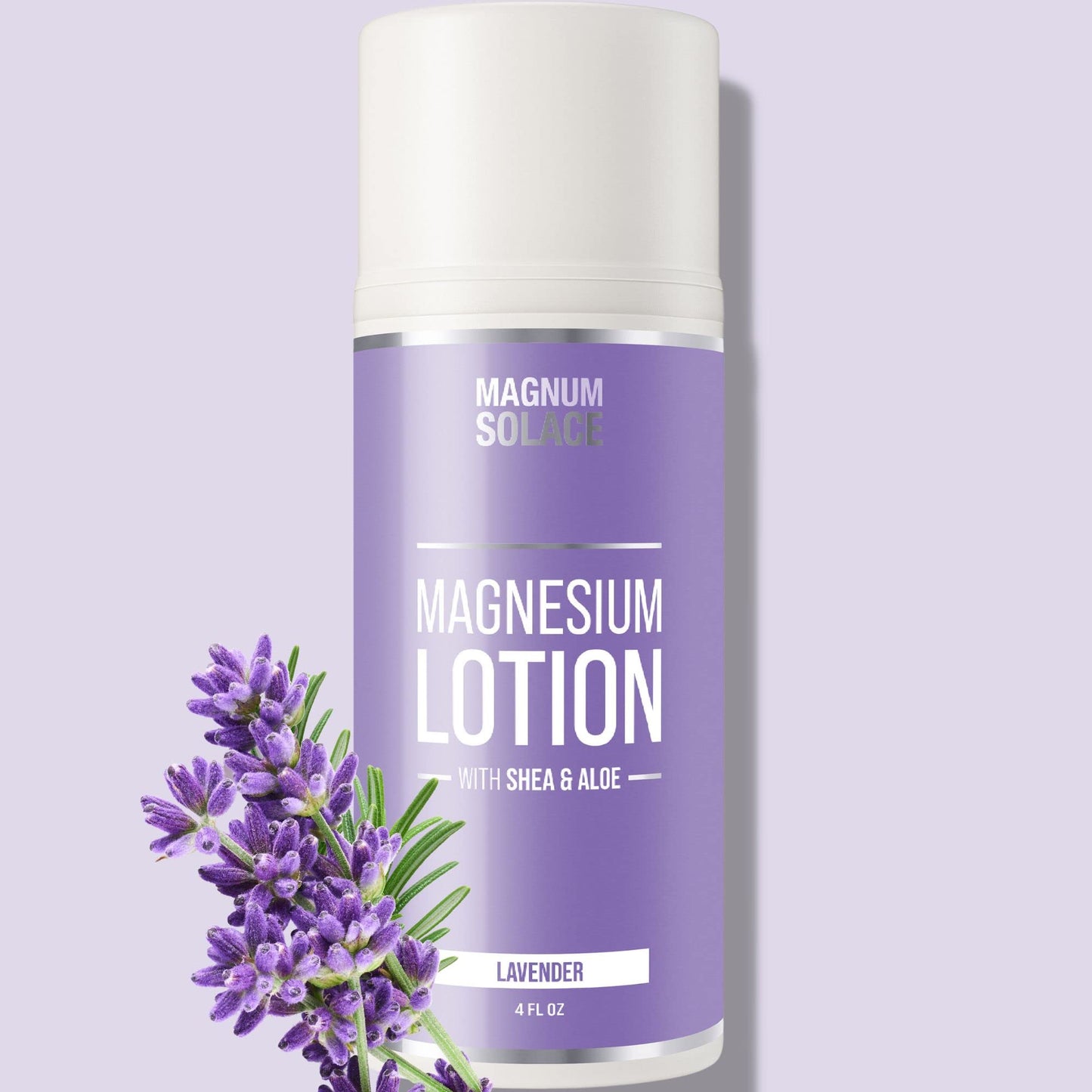 Magnesium Lotion – Super Concentrated (Lavender) | Made in USA