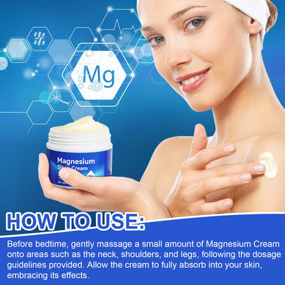 Magnesium Oil for Feet – Topical Magnesium Cream, Zechstein High Concentration