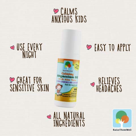 Magnesium Oil Roll-On for Kids with Aloe Vera – Fast-Absorbing