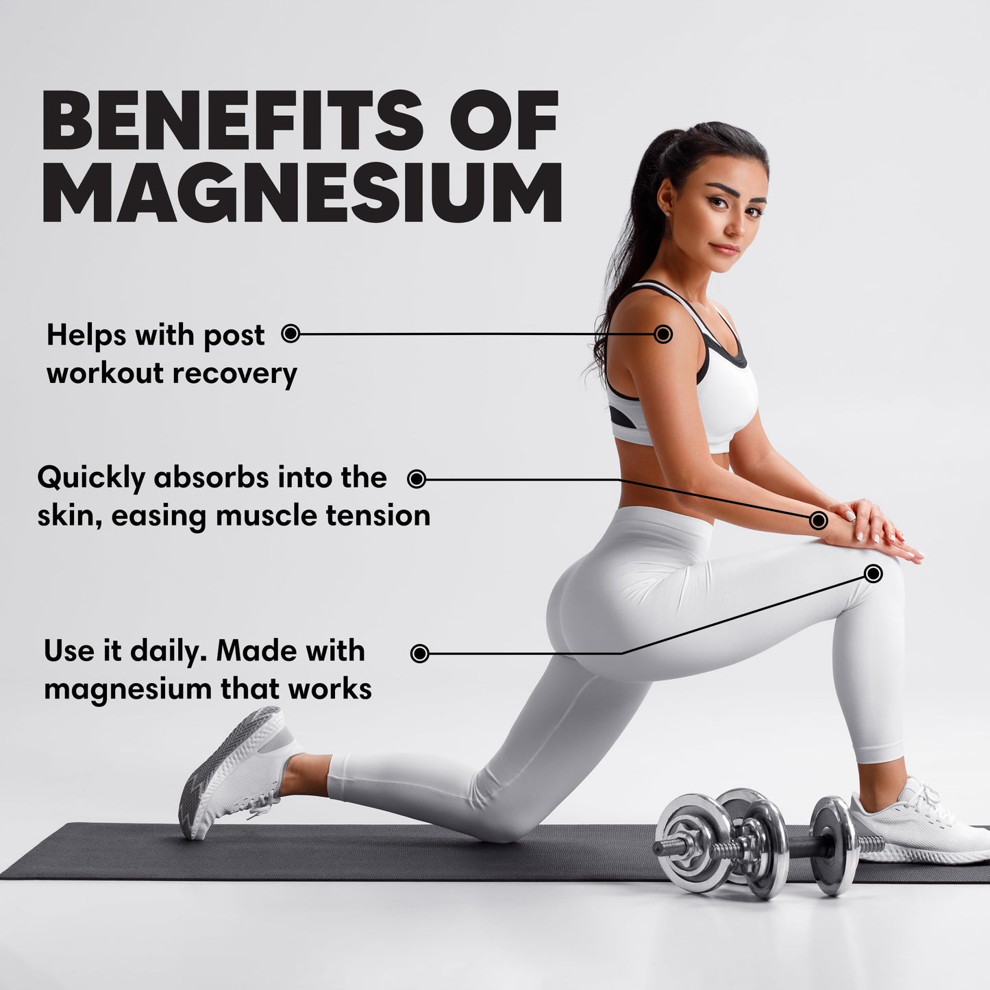 Pure Magnesium Oil Spray – 4oz (Single) Organic USP Grade, Topical Magnesium Spray for Feet, Leg Cramps, Weight Management, Aceite de Magnesio, Natural Salt & Ancient Minerals – Made in The USA