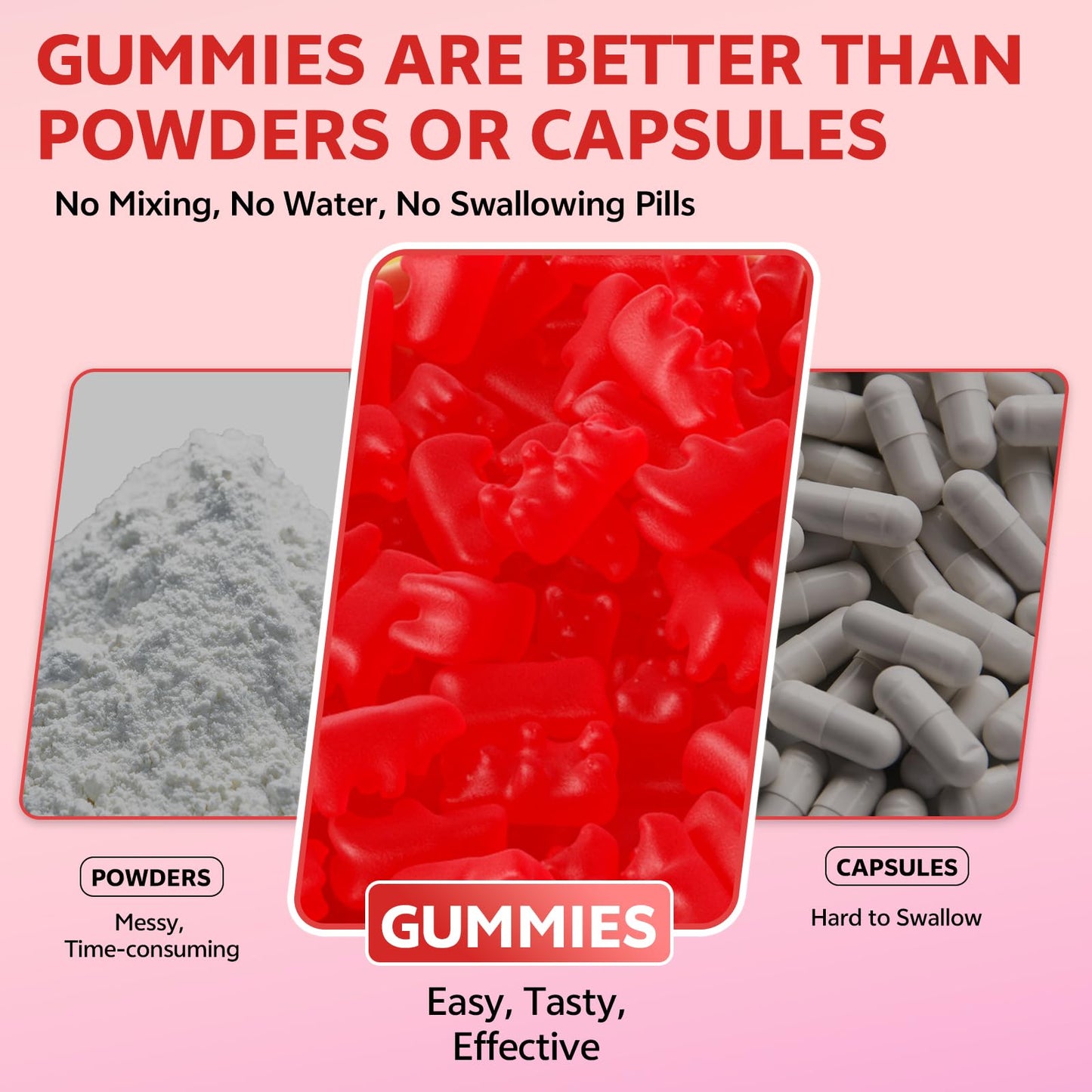 Magnesium Oxide Gummies 500mg – 60 Count | Nerve, Muscle & Immunity Support