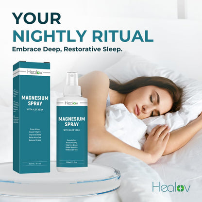 Magnesium Spray - Extra Strength Topical Mg Oil for Sleep & Muscle Relief