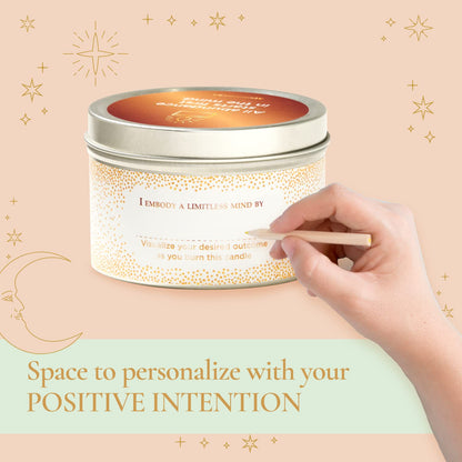 Magnificent 101 Abundance Manifestation Smudge Candle – 6 oz Soy, 35-Hour Burn