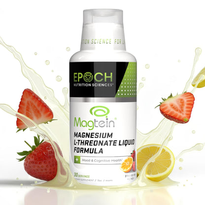 Magtein L-Threonate Liquid – 2000mg per Serving – Brain Health, Mood & Sleep | Epoch Nutrition