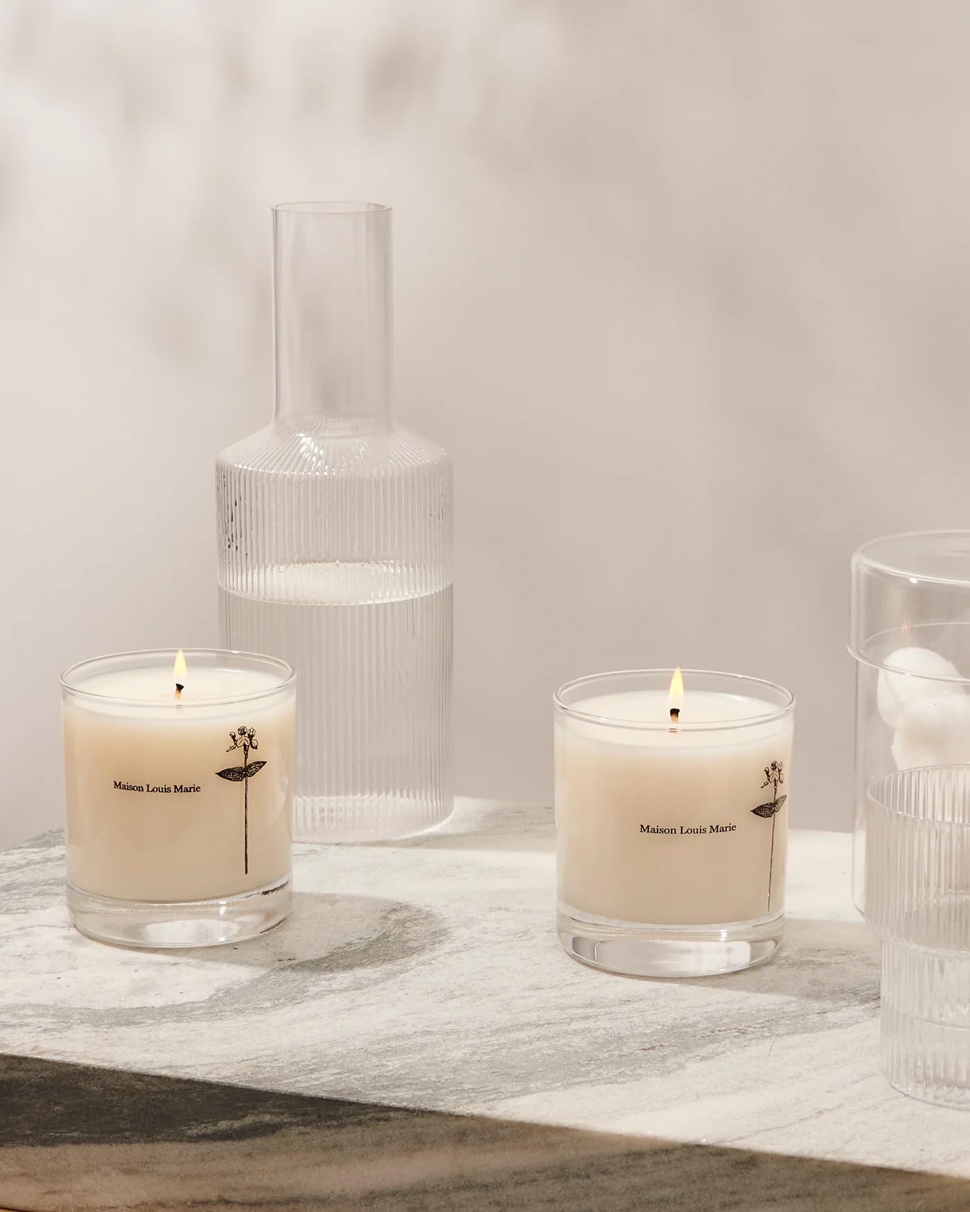 Maison Louis Marie - Antidris Jasmine Soy Wax Candle | Luxury Fragrances for a Modern World (8.5 oz | 240 g)