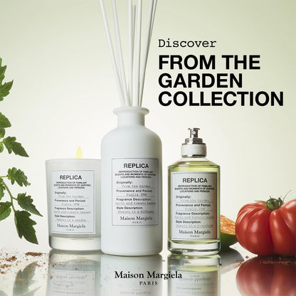 Maison Margiela REPLICA The Garden Diffuser – Fresh Tomato Leaf, Geranium & Green Mandarin | 6.2 fl oz