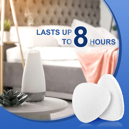 Maitys 100 Pieces Humidifier Essential Oil Pads – Replacement Refills for Aromatherapy Diffusers