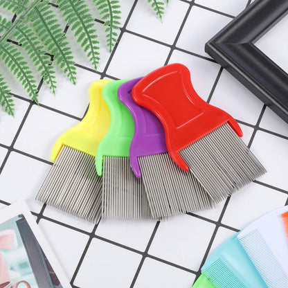 Maitys 8-Piece Flea Lice Comb Set — Double-Sided Grooming for Pets and Humans