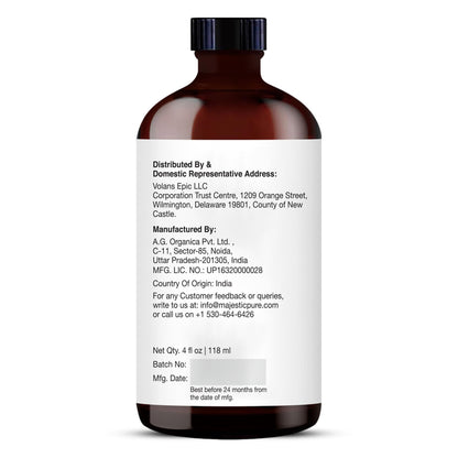 Majestic Pure Eucalyptus Essential Oil – 4 oz with Glass Dropper, 100% Pure & Natural