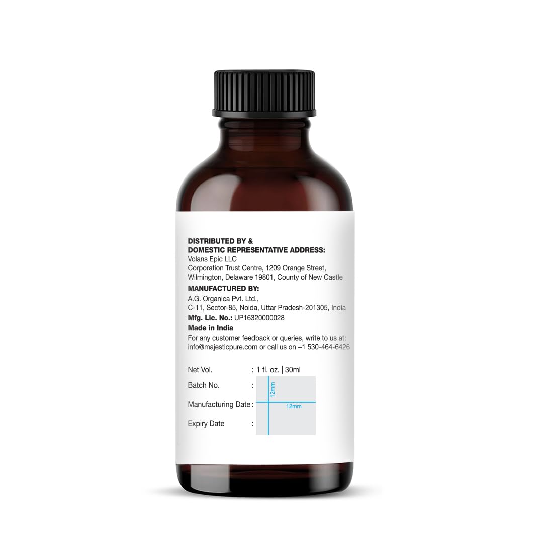 Majestic Pure Frankincense Essential Oil – 100% Pure, Glass Dropper, 1 oz
