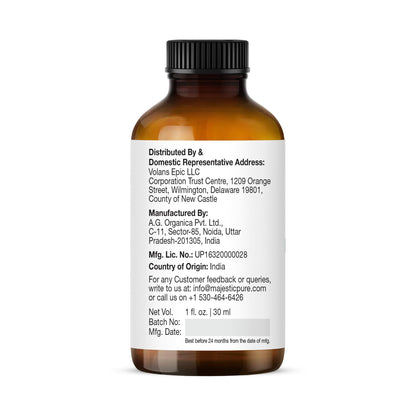 Majestic Pure Organic Frankincense Essential Oil with Glass Dropper – 1 Oz