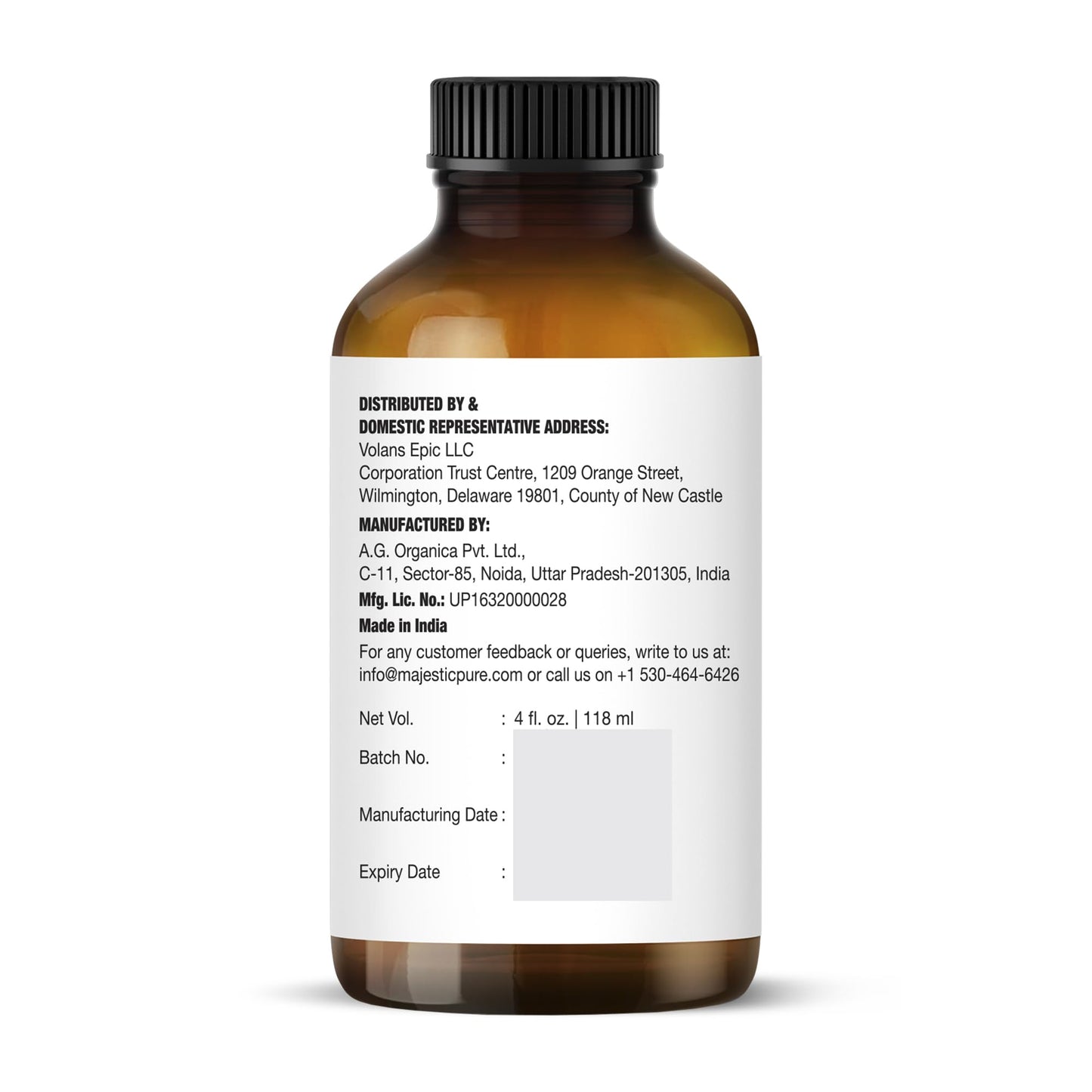 Majestic Pure Lavender Essential Oil (4 Oz x 2) – 100% Pure & Natural with Glass Dropper