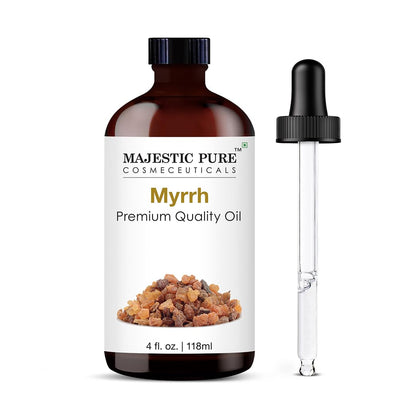 Majestic Pure Myrrh Essential Oil - 4 Fl Oz | 100% Pure & Natural